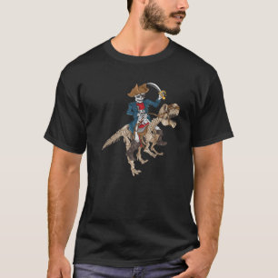 Camiseta Pirate Skeleton Rex Dinossaur   Dino Fans Gi
