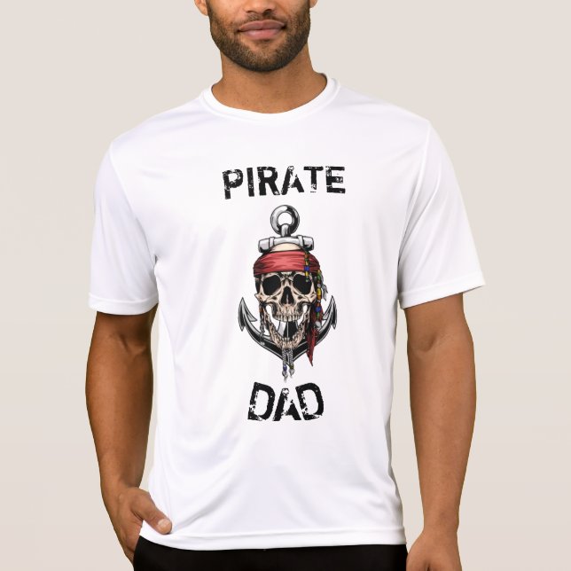 Camiseta PIRATE SKULL HALLOWEEN GHOST SHIP PAI T-Shirt (Frente)