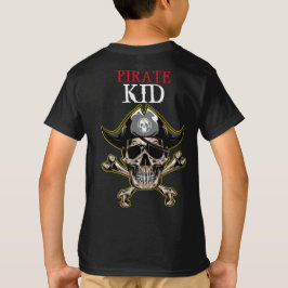 CAMISETA PIRATE SKULL RED KID