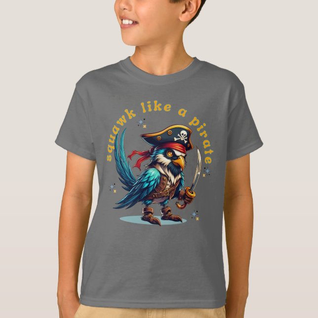Camiseta Pirate Sparrow Engraçado Fala Como Pirata (Frente)