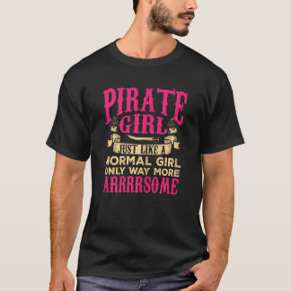 Camiseta Pirate Women Jolly Roger Girls Freebooter 3