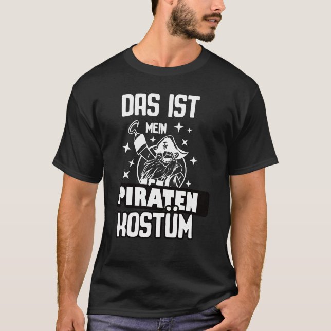 Camiseta Piraten Kostüm Karneval (Frente)