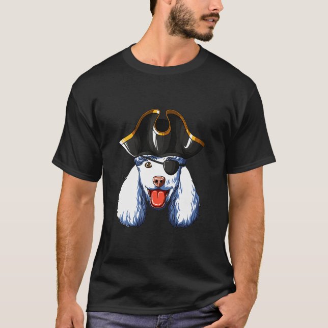 Camiseta Pirates Hat Poodle (Frente)