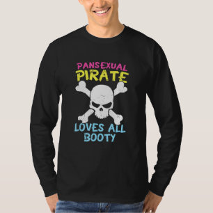 Camiseta Pirato Pansexual Retroativo Ama Tudo Bastante Lgbt
