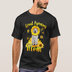 Camiseta Pirinéus de Excelente de girassol Mãe Dia de as mã
