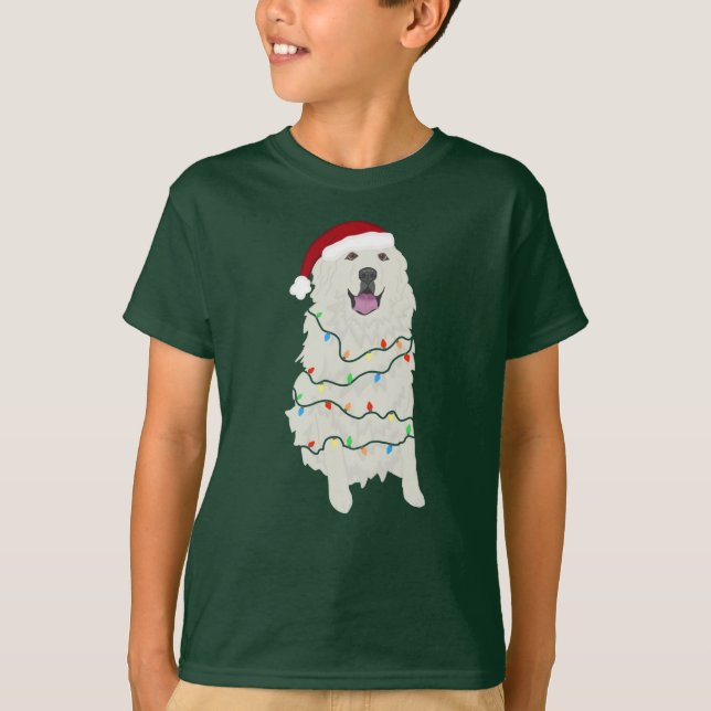 Camiseta Pirinéus Excelentes de Natal (Frente)