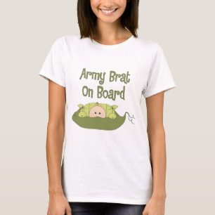 Camiseta Pirralho do exército a bordo (Caucasian)