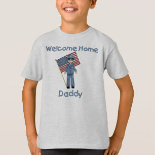 Camiseta Pirralho Home bem-vindo da força aérea do pai
