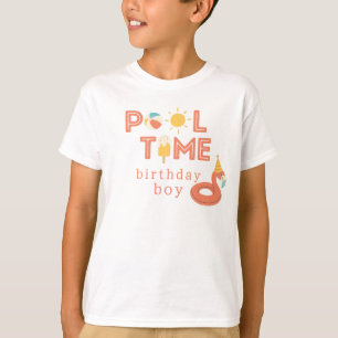Camiseta pirulito de flamingo de verão festa de aniversário
