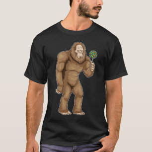 Camiseta Pirulito de Halloween do Pé Grande