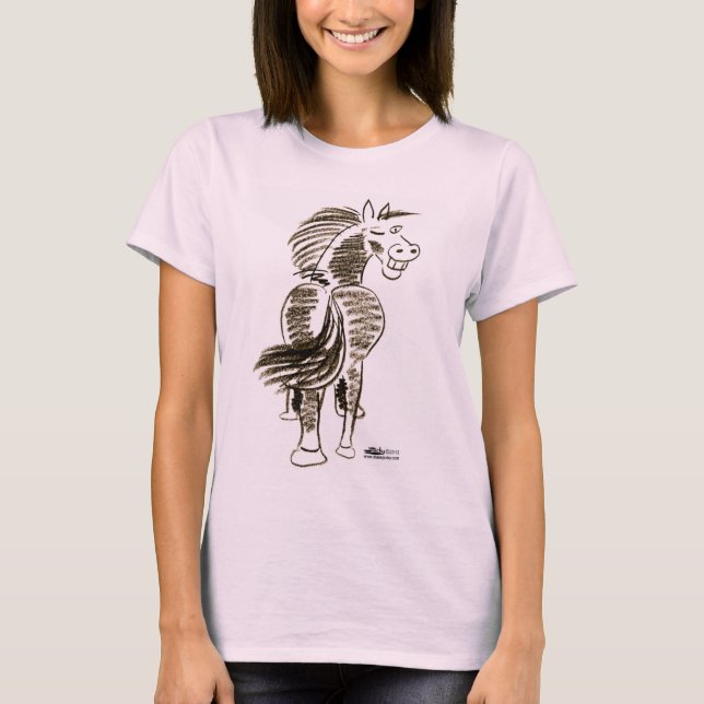 Camiseta Pisc a cavalo a boa sorte! (Frente)