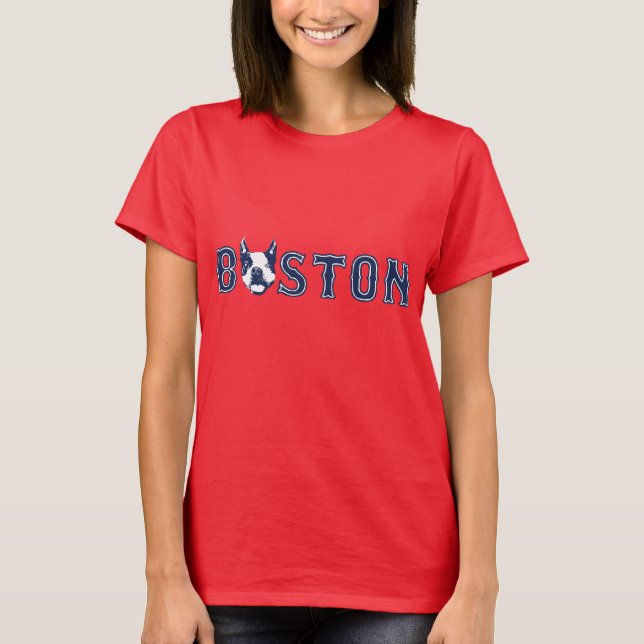 Camiseta Pisc Boston Terrier - Boston (Frente)