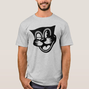 Camiseta Pisc o gato preto