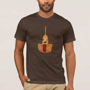 Camiseta Pisca-pisca de Corndog