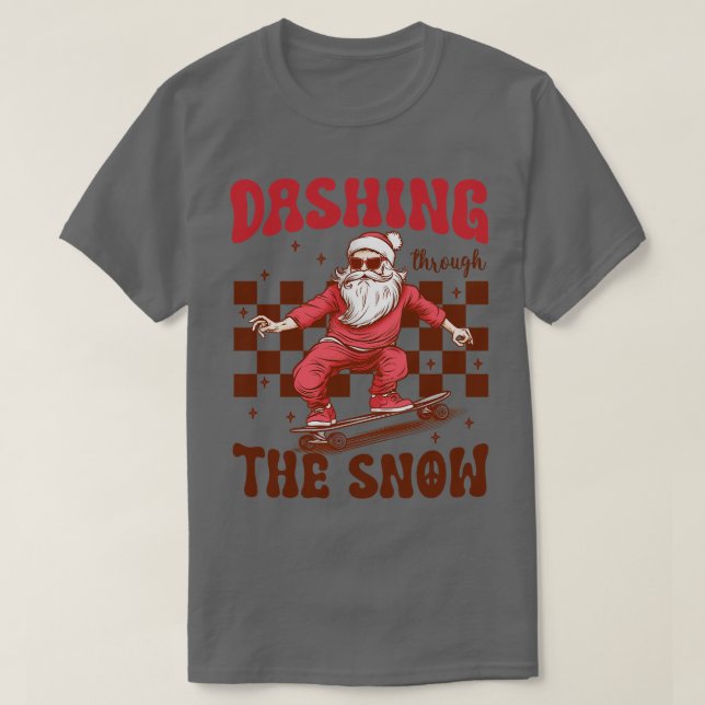 Camiseta Piscando Pela Neve (Frente do Design)