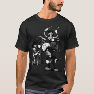 Camiseta Piscar 1932 Banda Punk No Estilo De Mangueira De B