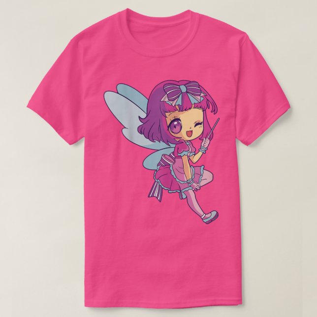 Camiseta Piscar os olhos de Garota-Tee- (Frente do Design)