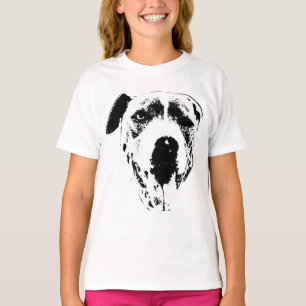 Camiseta Piscar os olhos de Reprodução — Combinação Pitbull