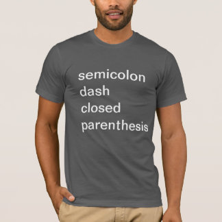 Camiseta Piscar os olhos do Emoticon