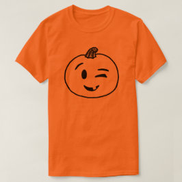 Camiseta Piscar os olhos Emoji Pumpkin Shirt Group Hallowee