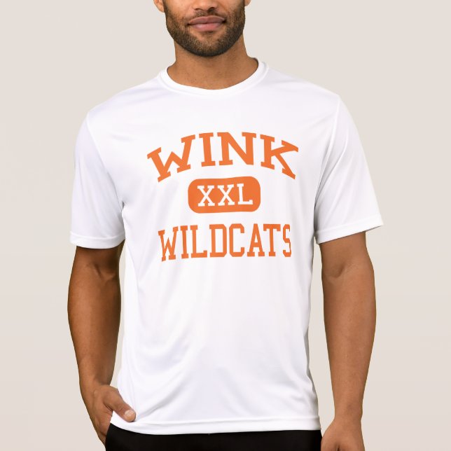 Camiseta Piscar os olhos - Wildcats - segundo grau do (Frente)