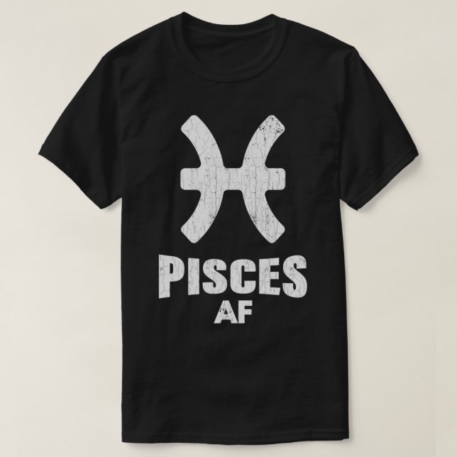Camiseta Pisces AF Apparel For Men And Women Funny Zodiac S (Frente do Design)