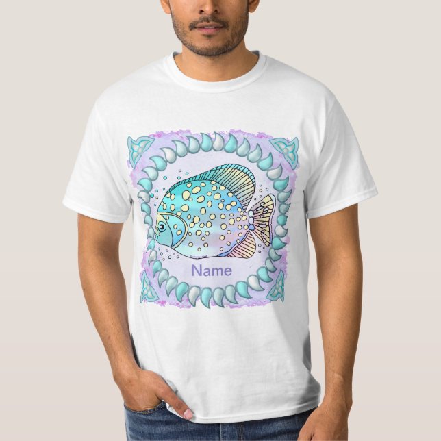 Camiseta Pisces birthday t-shirt (Frente)
