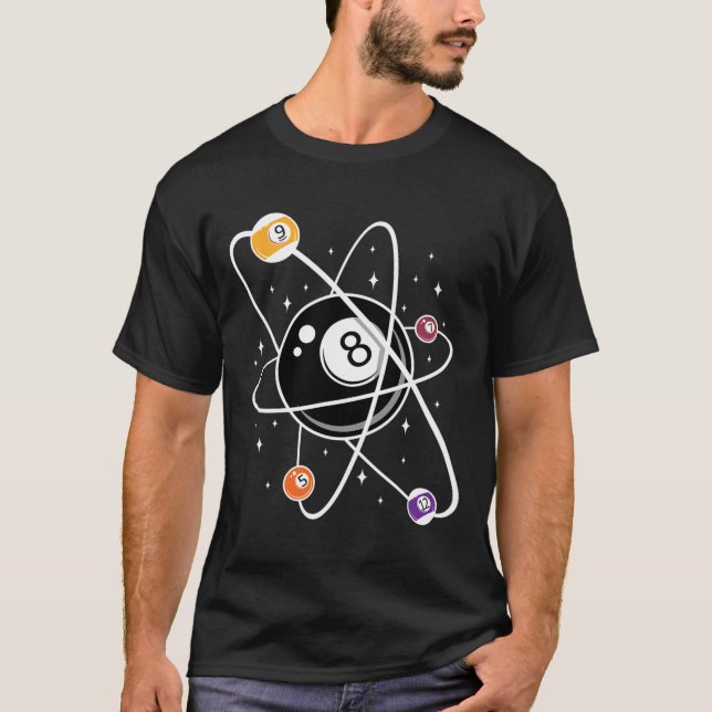 Camiseta Piscina 8 do Atom para Ciências (Frente)