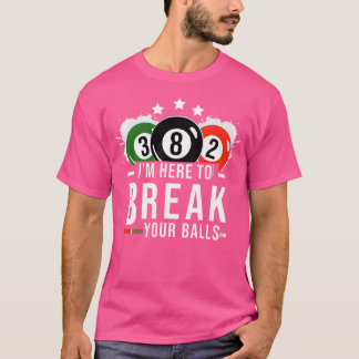 Camiseta Piscina Billiard Billard Piscina Break Rack
