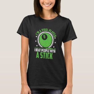 Camiseta Piscina Billiard Game For Snooker Players Cue Spor