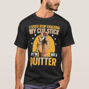 Camiseta Piscina Billiards Cue Game para um Billiard player