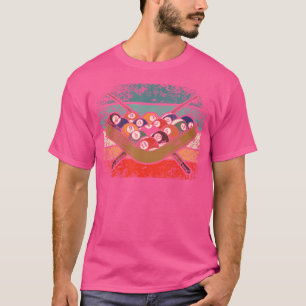 Camiseta Piscina Billiards Snooker dizendo 8 Ball Piscina C