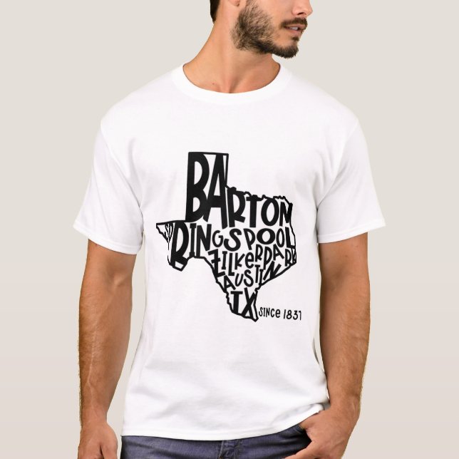 Camiseta Piscina de Barton Primavera T-Shirt (Frente)