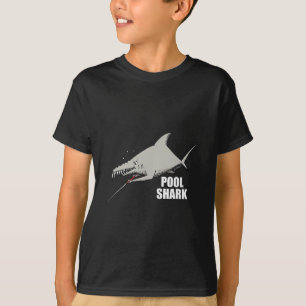 Camiseta Piscina De Bilhetes De Tubarão Para Jogador De Pis