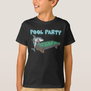 Camiseta Piscina de Praia de Verão de Billiard Piscina de 
