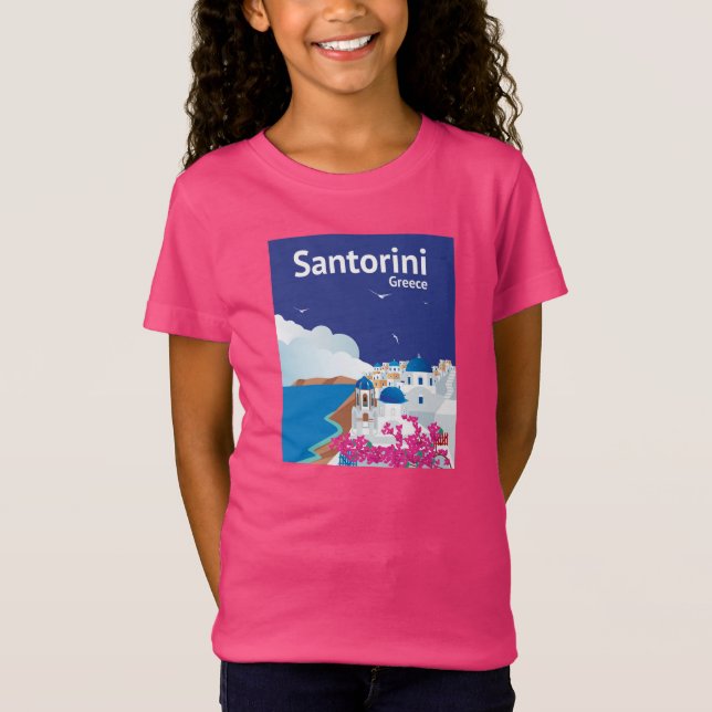 Camiseta Piscina de Santorini (Frente)