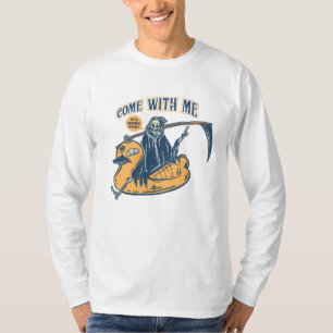 Camiseta Piscina do Pato de Grim Reaper