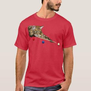 CAMISETA PISCINA E GATO DE BOLA 9 DE BOLA, GATO DE NEVE