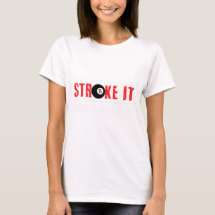Camiseta Piscina Engraçada Billiards Atropelam Não Apontam