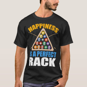 Camiseta Piscina Engraçada de Humor Rack Billiards