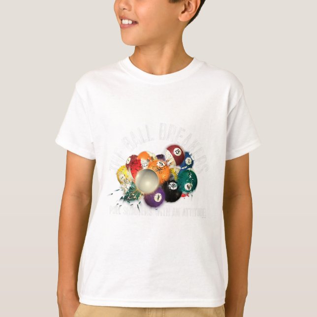 Camiseta Piscina Engraçada, Piscina Com Atitude (Frente)