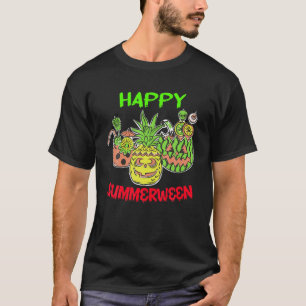 Camiseta Piscina Feliz de Verão de Melancia de Verão
