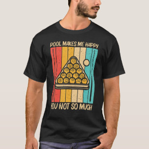 Camiseta Piscina legal Para Homens Mulheres Snooker Billier