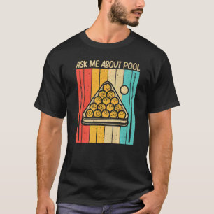 Camiseta Piscina legal Para Homens Mulheres Snooker Billier