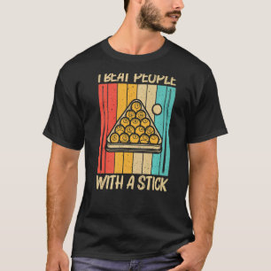 Camiseta Piscina legal Para Homens Mulheres Snooker Billier