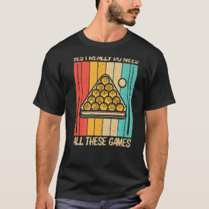 Camiseta Piscina legal Para Homens Mulheres Snooker Billier