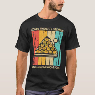 Camiseta Piscina legal Para Homens Mulheres Snooker Billier