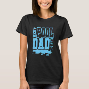 Camiseta Piscina Limpa Pai Manutenção de Piscina Papa Melho