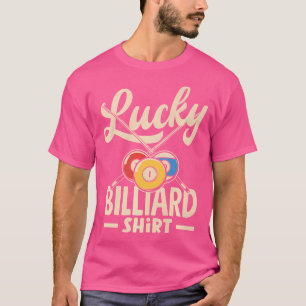 Camiseta Piscina Player Snooker Lucky Billiard