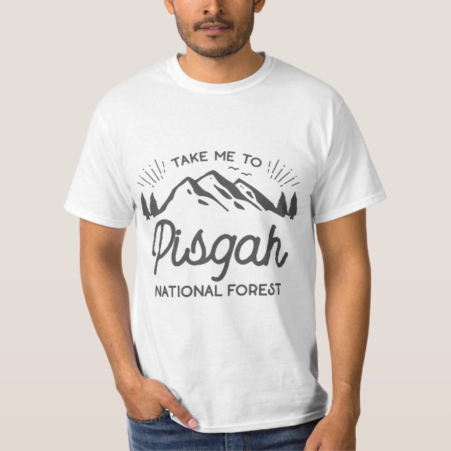 Camiseta Pisgah National Forest Park - North Carolina  (Frente)